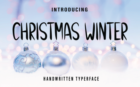 Download Christmas Winter Font - Winter font Collection