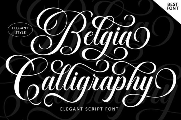 Download Belgia Calligraphy - Premium Resources